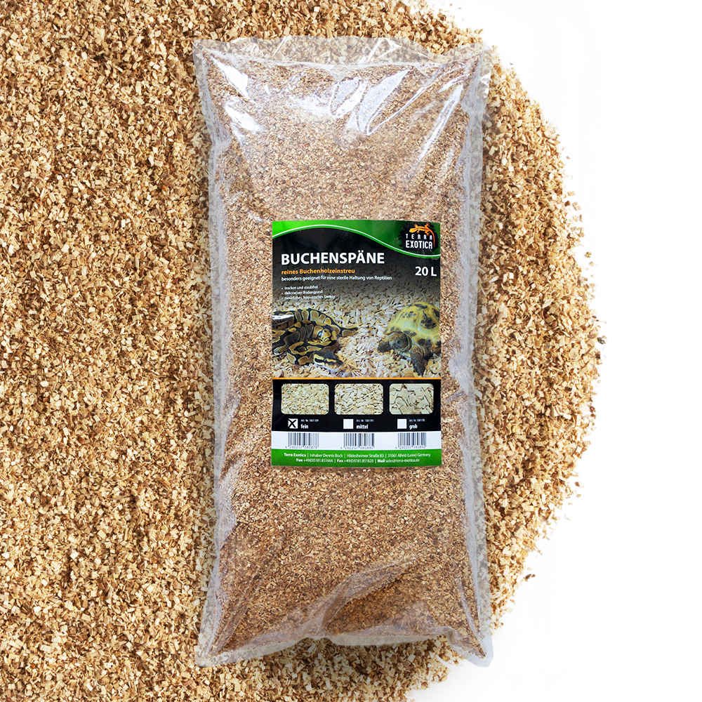 Buchenspäne - 20 Liter - Fein