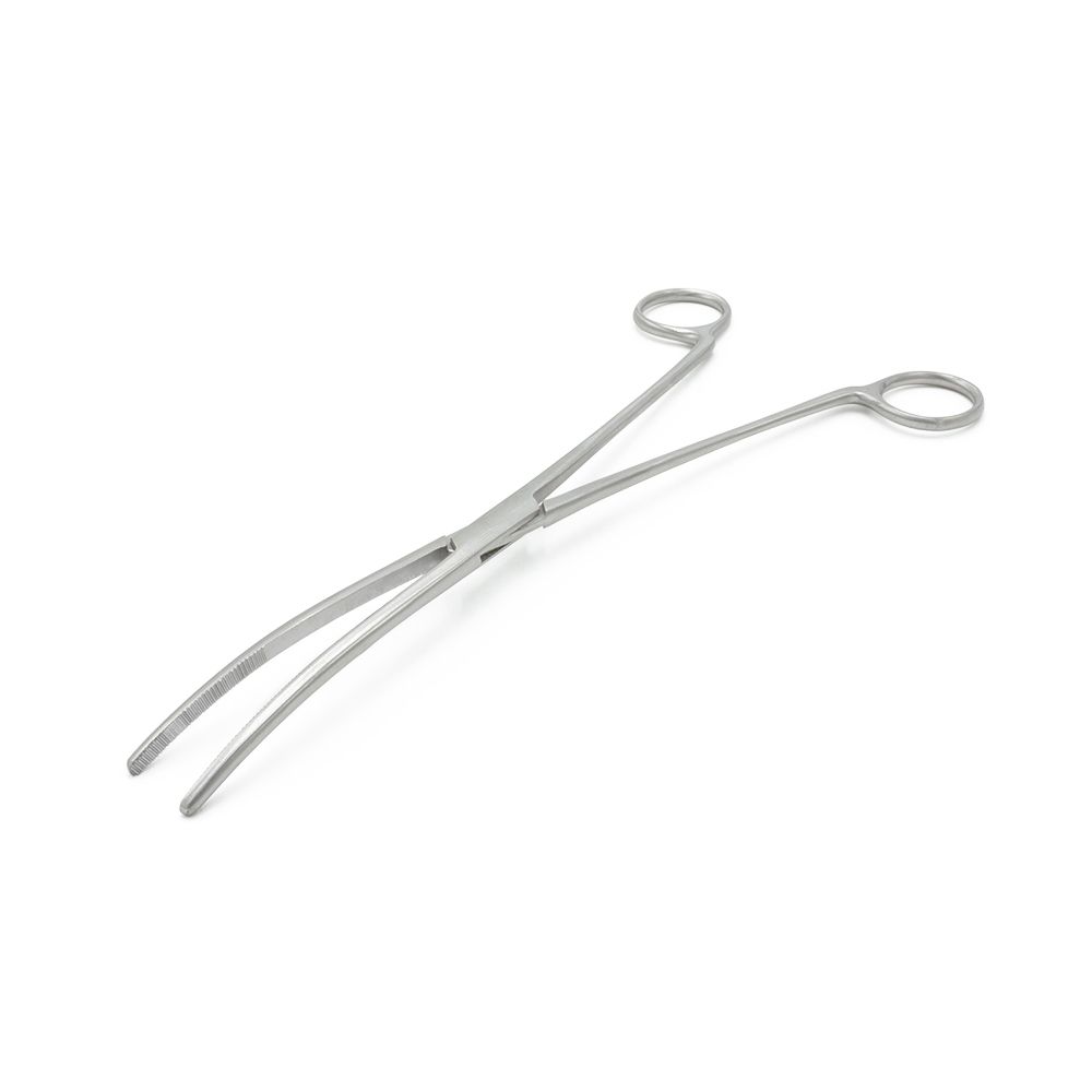 Edelstahl Futterzangen - abgewinkelt